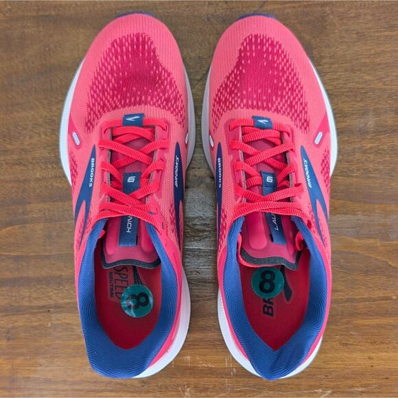 NEW Brooks Launch 9 Running Sneakers Shoes Active Performance Hot Pink Size 8 - Picture 10 of 14